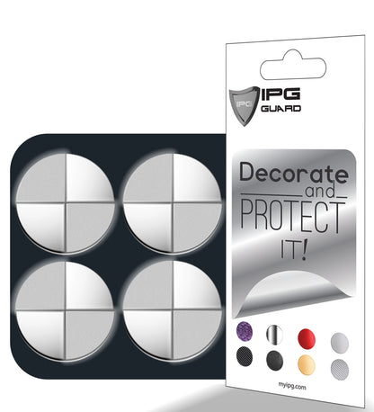 IPG Decorative for BMW Wheel Rim Decorative Logo: 1.54" - 39mm /Center Cap:2.69" - 68mm Stickers Set (8 Units) Wrap Kit