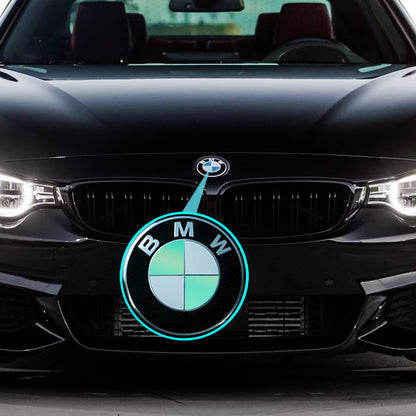 IPG Decorative for BMW Logo Set – 11×4 Semicircles + 1×2 Semicircles, Multiple Sizes Stickers Set (46 Units) Wrap Kit