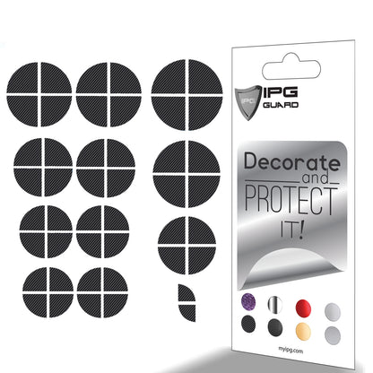IPG Decorative for BMW Logo Set – 11×4 Semicircles + 1×2 Semicircles, Multiple Sizes Stickers Set (46 Units) Wrap Kit