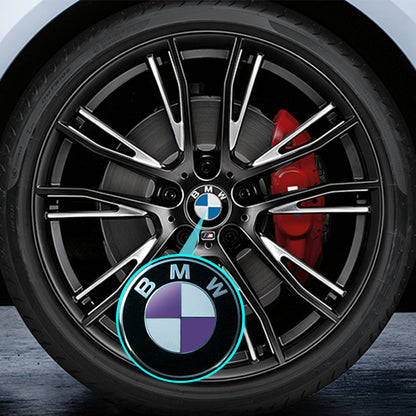 IPG Decorative for BMW Logo Set – 11×4 Semicircles + 1×2 Semicircles, Multiple Sizes Stickers Set (46 Units) Wrap Kit