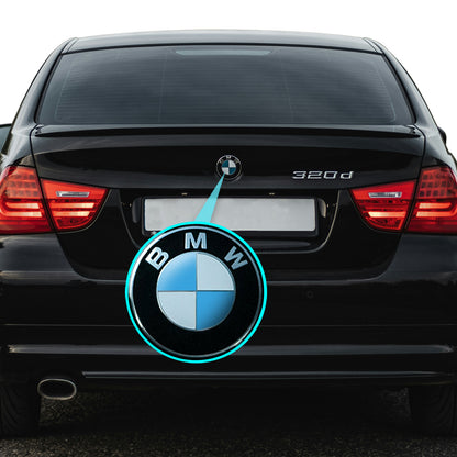 IPG Decorative for BMW Logo Set – 11×4 Semicircles + 1×2 Semicircles, Multiple Sizes Stickers Set (46 Units) Wrap Kit