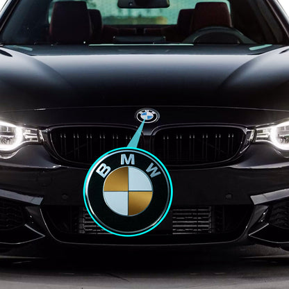 IPG Decorative for BMW Logo Set – 11×4 Semicircles + 1×2 Semicircles, Multiple Sizes Stickers Set (46 Units) Wrap Kit