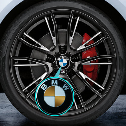 IPG Decorative for BMW Logo Set – 11×4 Semicircles + 1×2 Semicircles, Multiple Sizes Stickers Set (46 Units) Wrap Kit