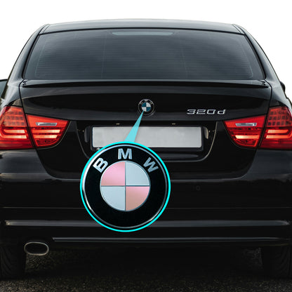 IPG Decorative for BMW Logo Set – 11×4 Semicircles + 1×2 Semicircles, Multiple Sizes Stickers Set (46 Units) Wrap Kit