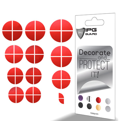IPG Decorative for BMW Logo Set – 11×4 Semicircles + 1×2 Semicircles, Multiple Sizes Stickers Set (46 Units) Wrap Kit