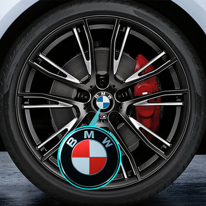 IPG Decorative for BMW Logo Set – 11×4 Semicircles + 1×2 Semicircles, Multiple Sizes Stickers Set (46 Units) Wrap Kit