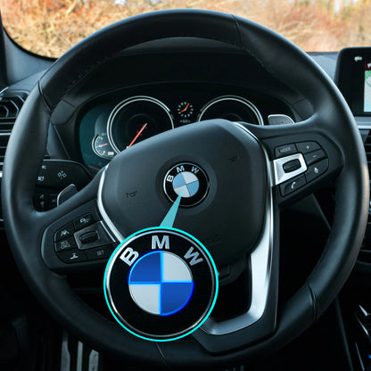 IPG Decorative for BMW Logo Set – 11×4 Semicircles + 1×2 Semicircles, Multiple Sizes Stickers Set (46 Units) Wrap Kit