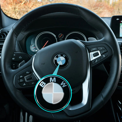 IPG Decorative for BMW Logo Set – 11×4 Semicircles + 1×2 Semicircles, Multiple Sizes Stickers Set (46 Units) Wrap Kit
