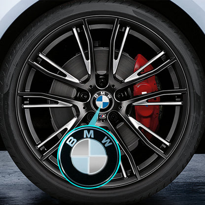 IPG Decorative for BMW Logo Set – 11×4 Semicircles + 1×2 Semicircles, Multiple Sizes Stickers Set (46 Units) Wrap Kit