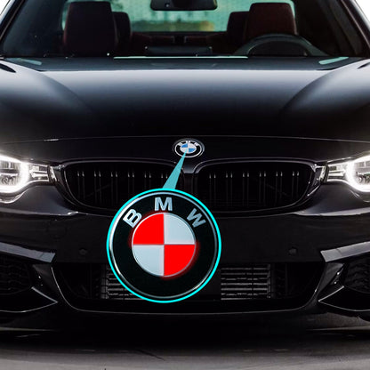 IPG Decorative for BMW Logo Set – 11×4 Semicircles + 1×2 Semicircles, Multiple Sizes Stickers Set (46 Units) Wrap Kit