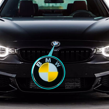 IPG Decorative for BMW Logo Set – 11×4 Semicircles + 1×2 Semicircles, Multiple Sizes Stickers Set (46 Units) Wrap Kit