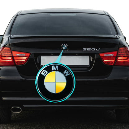 IPG Decorative for BMW Logo Set – 11×4 Semicircles + 1×2 Semicircles, Multiple Sizes Stickers Set (46 Units) Wrap Kit