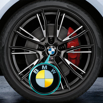 IPG Decorative for BMW Logo Set – 11×4 Semicircles + 1×2 Semicircles, Multiple Sizes Stickers Set (46 Units) Wrap Kit