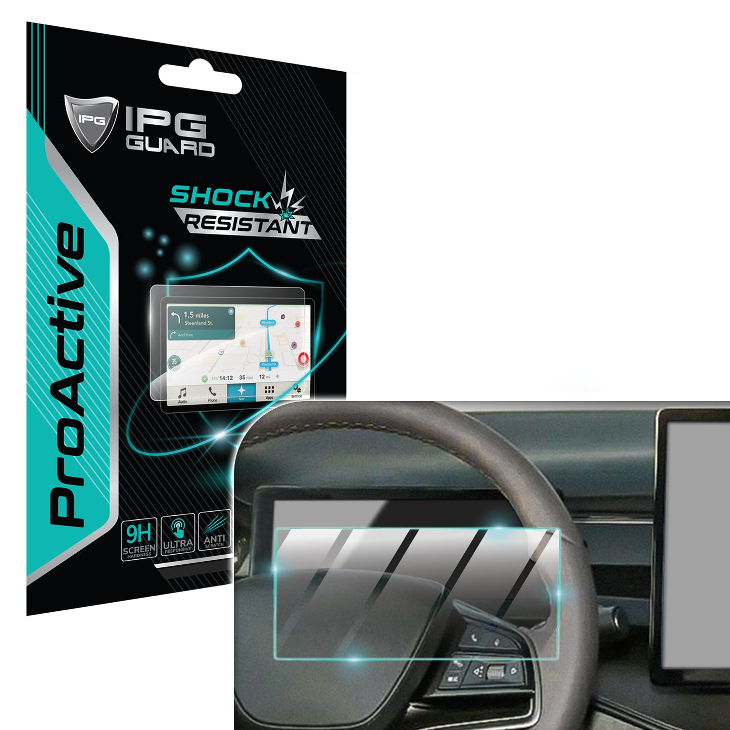 BYD 2024 Frigate 07 8.8" İnç Gösterge Paneli için 9H Nano IPG ProActive Ekran Koruyucu