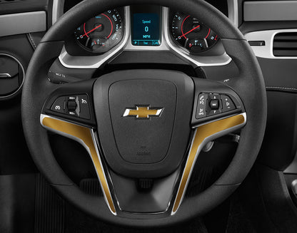 IPG Decorative for 2012 - 2015 CAMARO Steering Wheel With Emblem Decals Stickers Protector