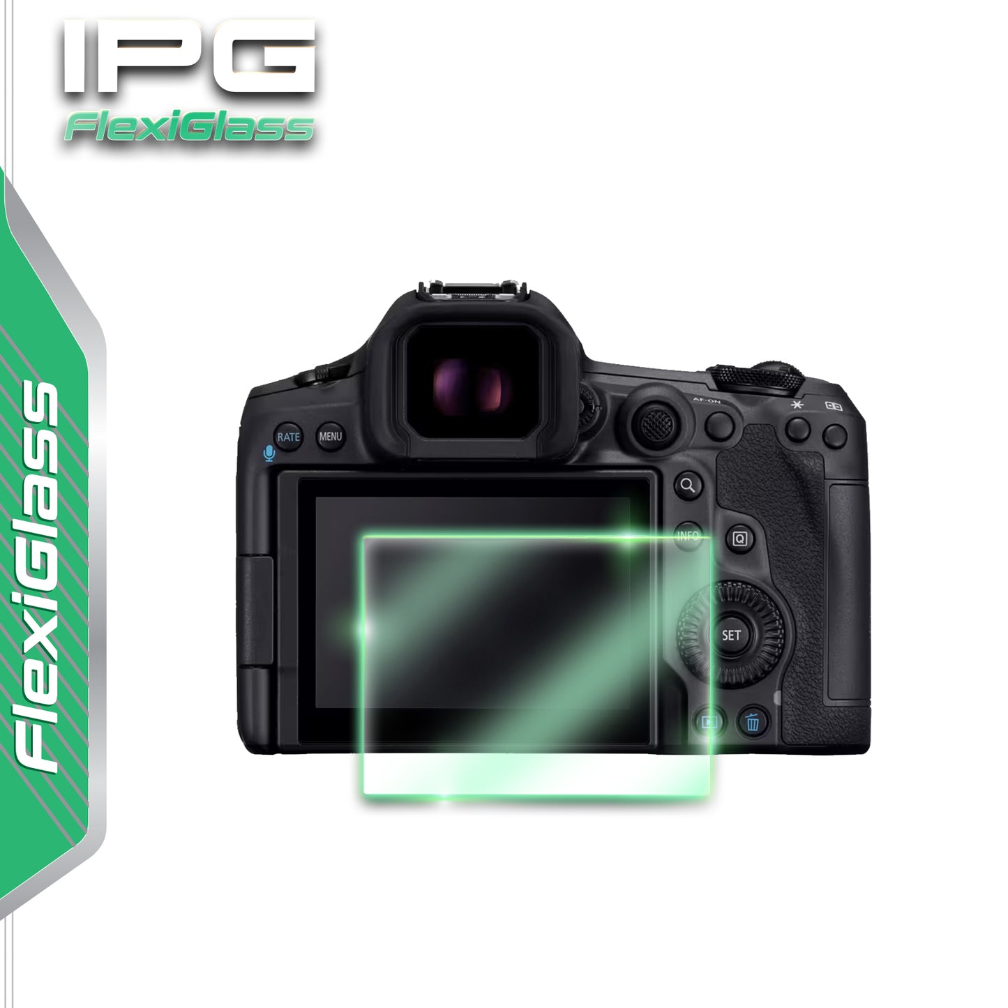 Canon EOS R5 Dijital Kamera için IPG FlexiGlass Ekran Koruyucu (2 Adet) 