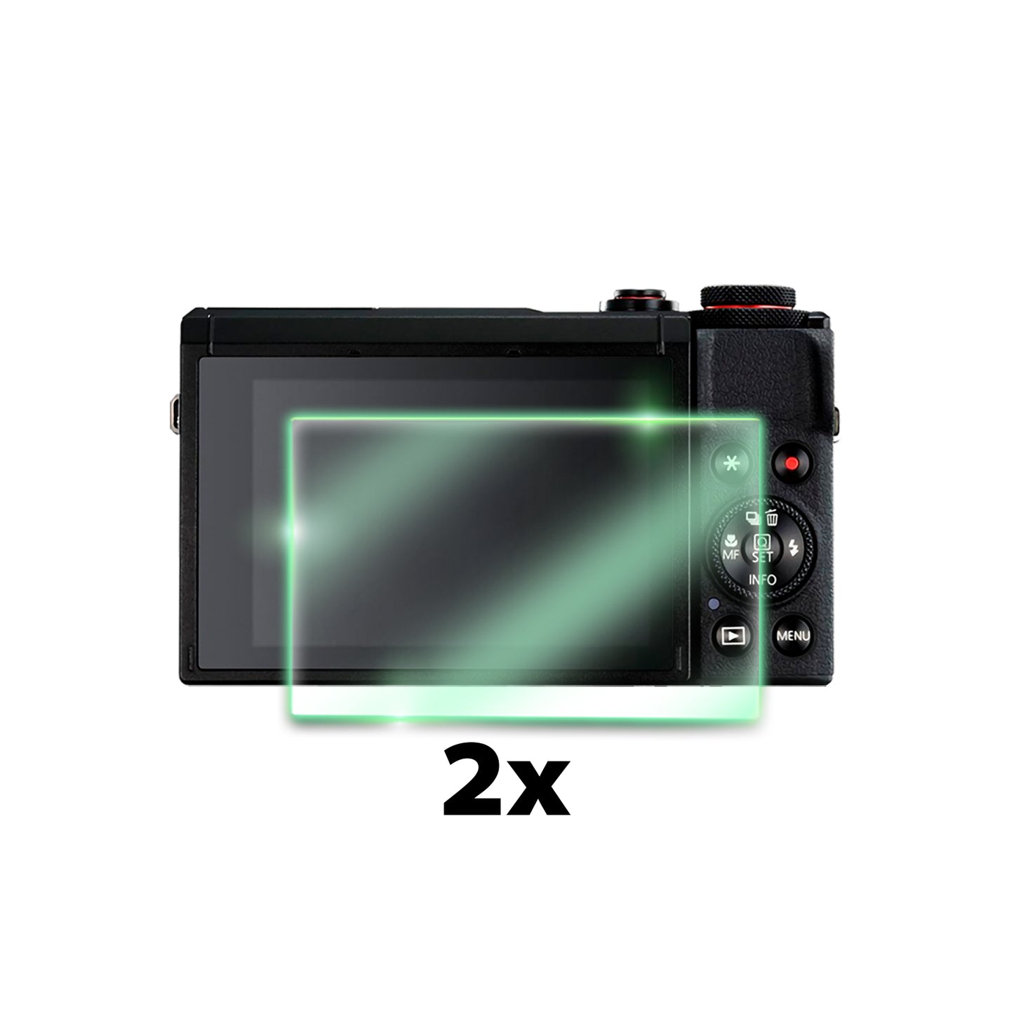 Canon PowerShot G7 X Mark III Dijital Kamera için IPG FlexiGlass Ekran Koruyucu (2 Adet) 