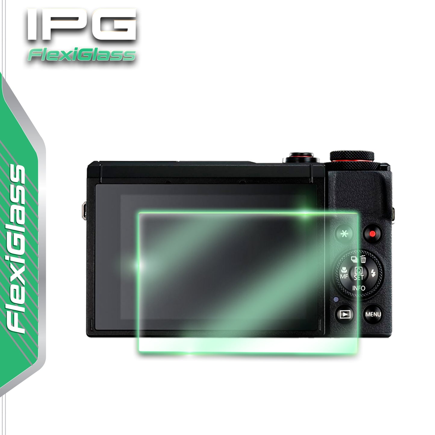 Canon PowerShot G7 X Mark III Dijital Kamera için IPG FlexiGlass Ekran Koruyucu (2 Adet) 