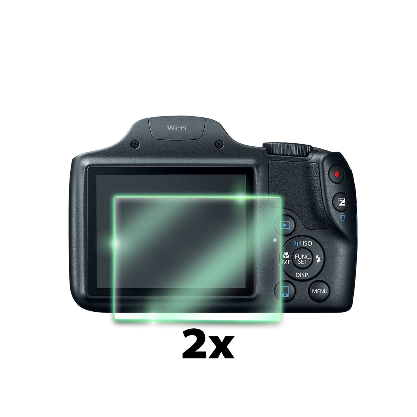 Canon PowerShot SX530 HS Dijital Kamera için IPG FlexiGlass Ekran Koruyucu (2 Adet) 