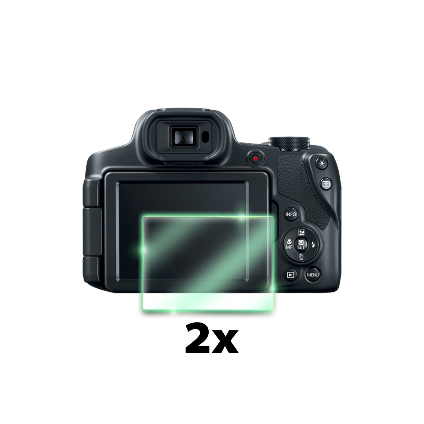 IPG FlexiGlass for Canon PowerShot SX70 HS Digital Camera SCREEN Protector (2 Units)