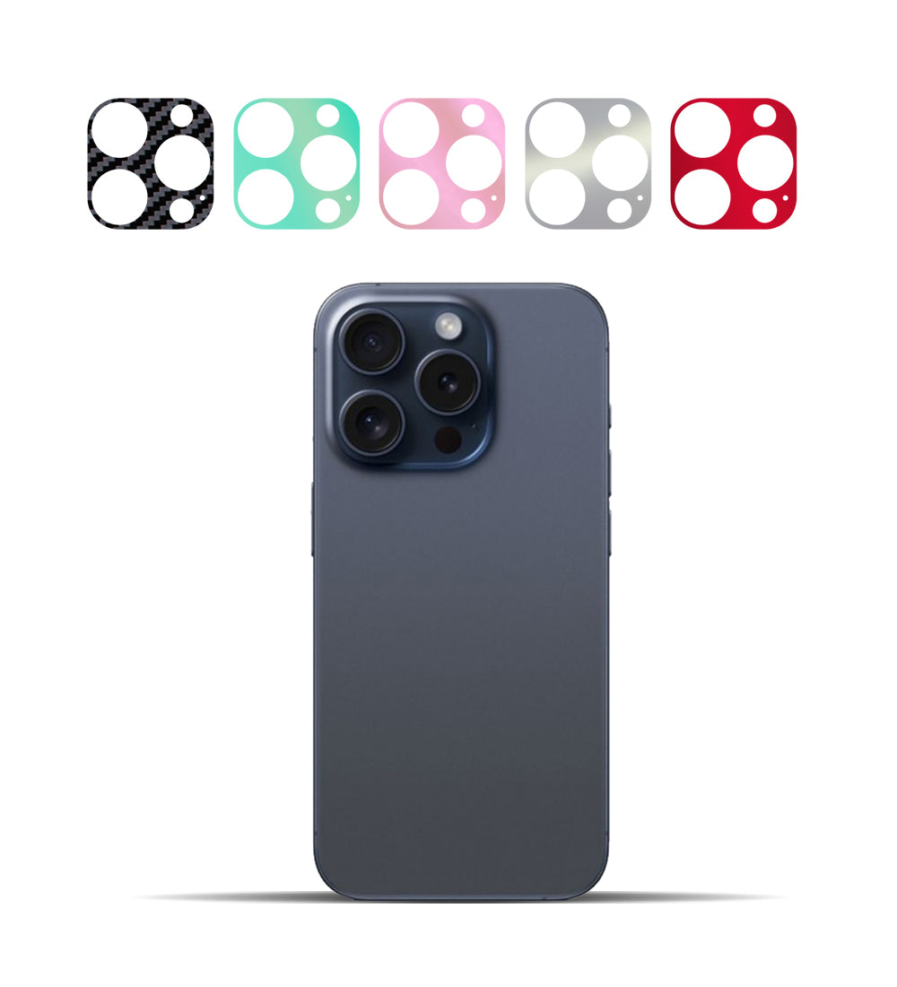 Apple iPhone 15 Pro & 15 Pro Max için IPG Dekoratif Arka Kamera Koruyucu ( 5 Renk )