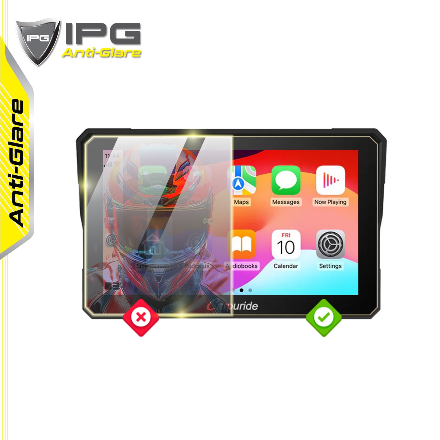 IPG Anti-Glare for Carpuride W702BS 7" inch (BMW R 1200 GS-BMW R 1250 GS-BMW R 1300 GS-BMW S 1000 XR) Motorcycle Wireless CarPlay SCREEN Protector