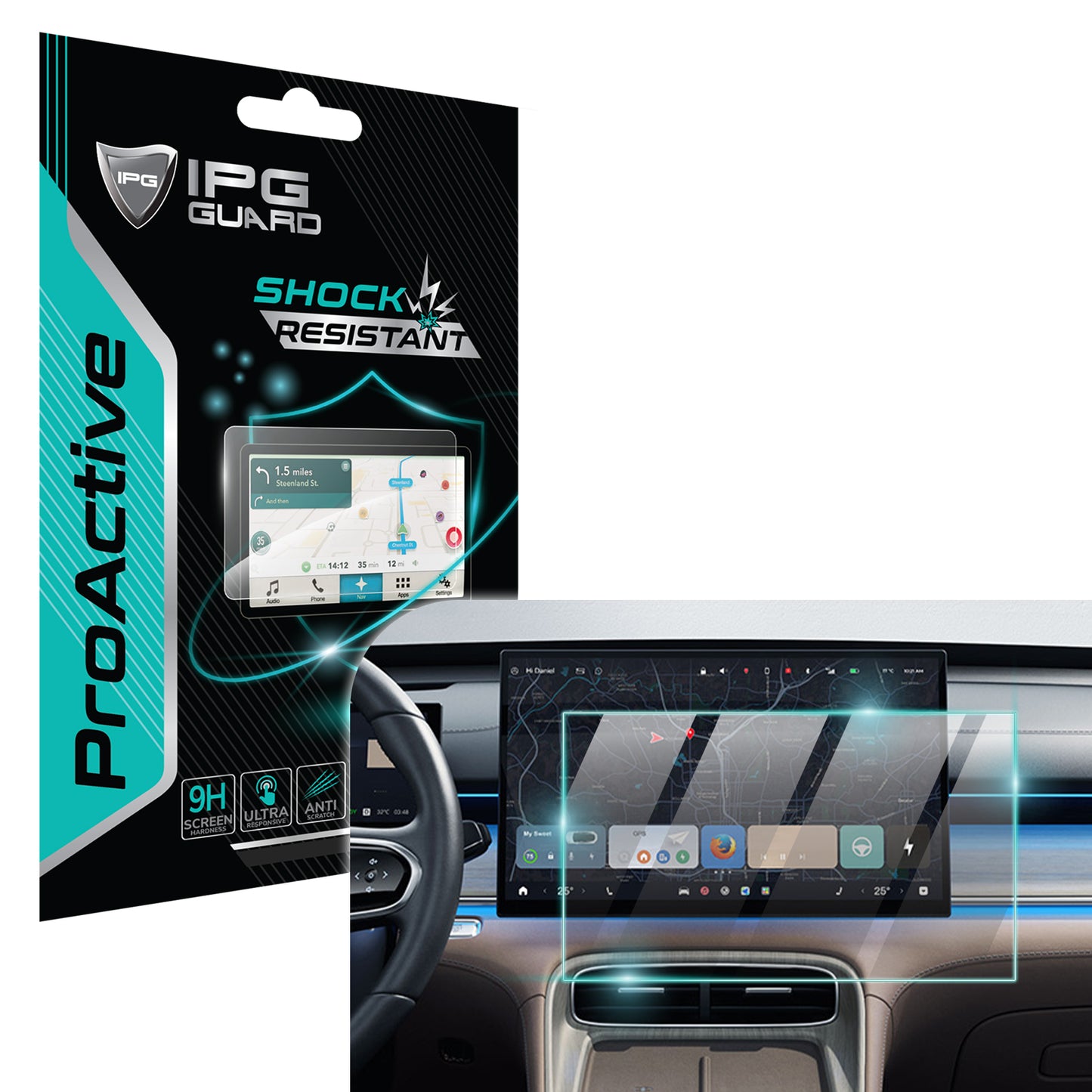 IPG ProActive for Chery Tiggo 8 2026 10.25" Inch Navigation Screen Protector