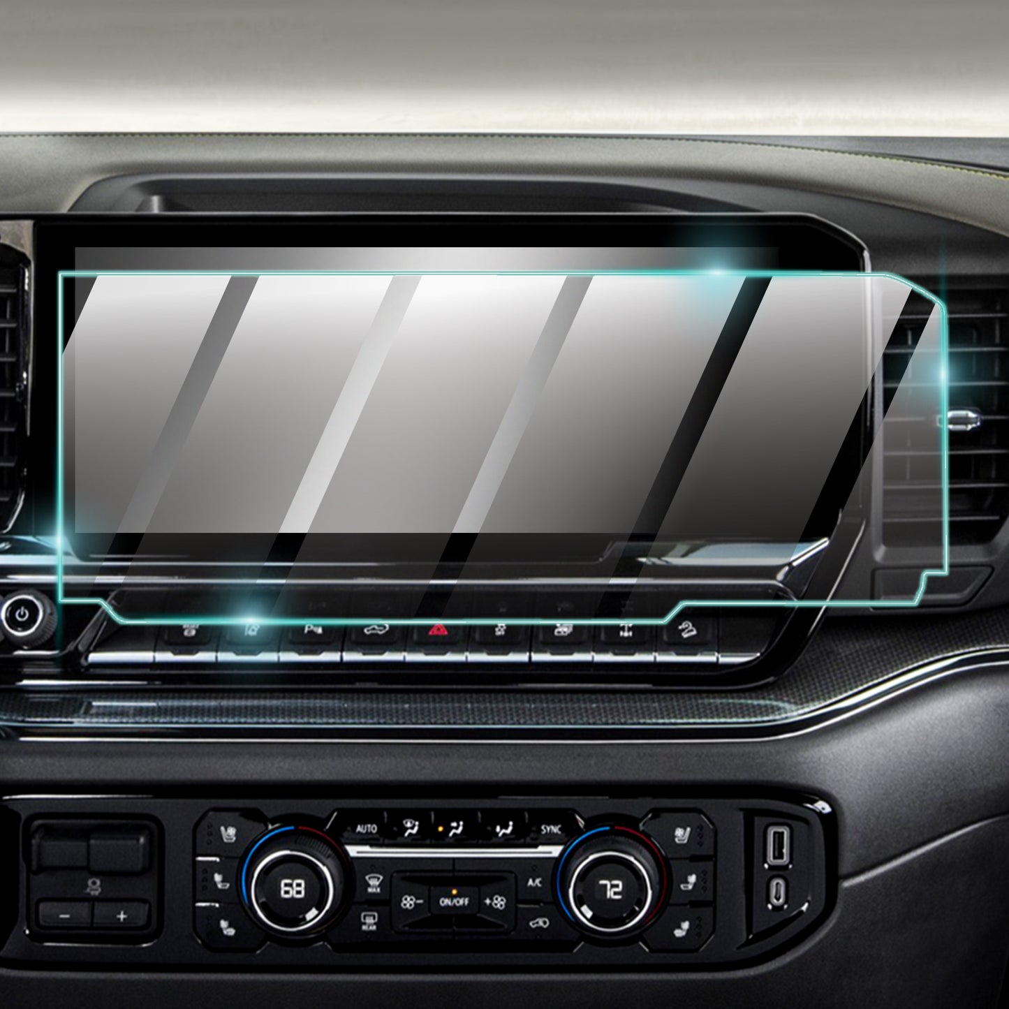 IPG ProActive for 2024 Chevrolet Silverado (New Gen) Navigation 13.4" Inch SCREEN Protector