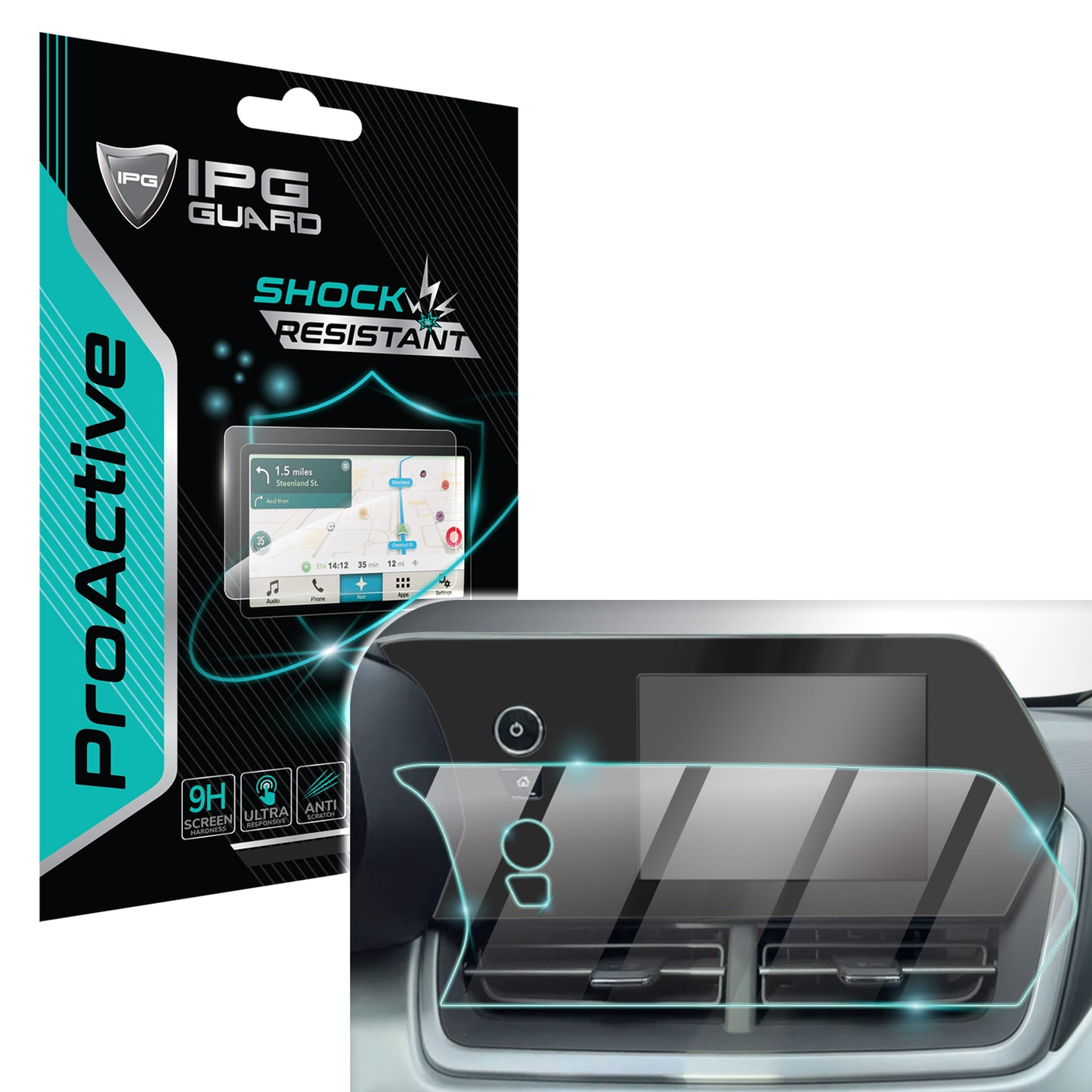 IPG ProActive for Chevy 2024-2025 Trax LS/1RS 8" Inch Navigation SCREEN Protector