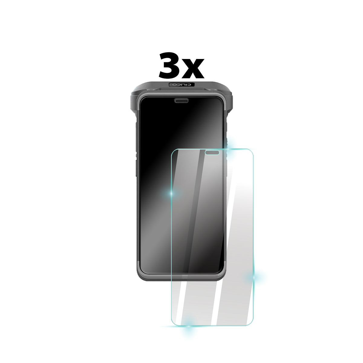 IPG ProActive for Cilico C80R UHF RFID Smart Handheld Terminal (3 Units) SCREEN Protector