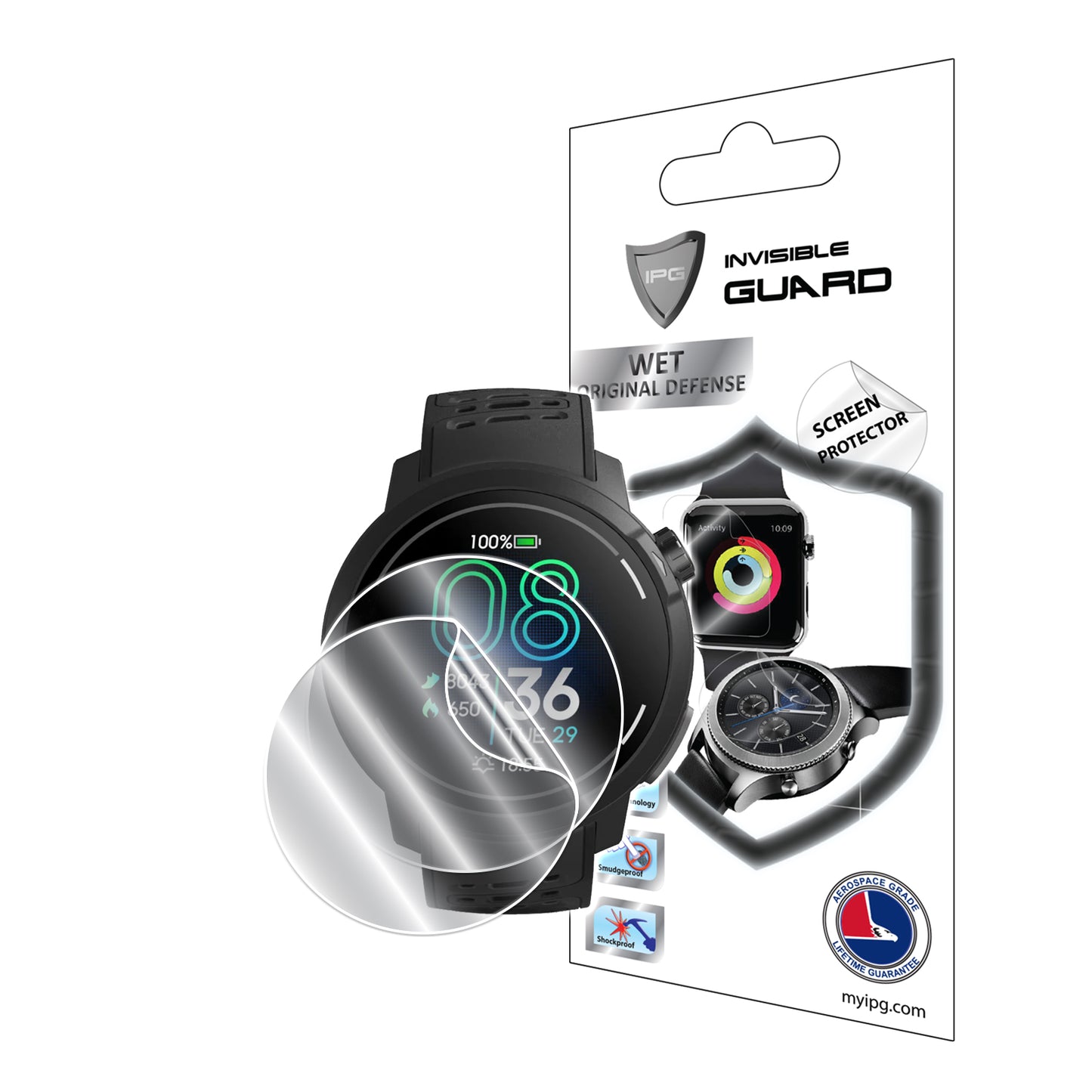 IPG Original for Coros Pace Pro GPS Sport Smart Watch SCREEN Protector (2 Units) (Hydrogel)