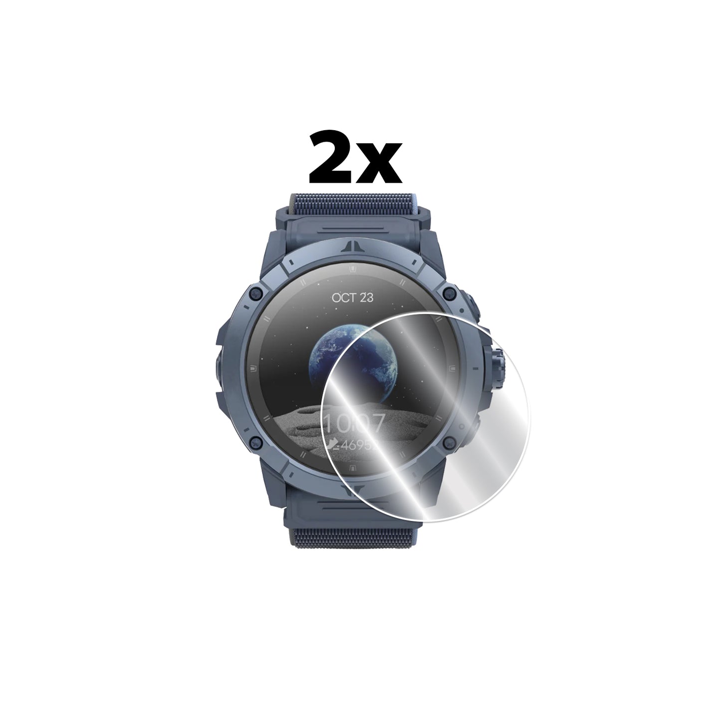 IPG Original for Coros Vertix 2S Adventure GPS Watch Smartwatch SCREEN Protector (2 Units) (Hydrogel)