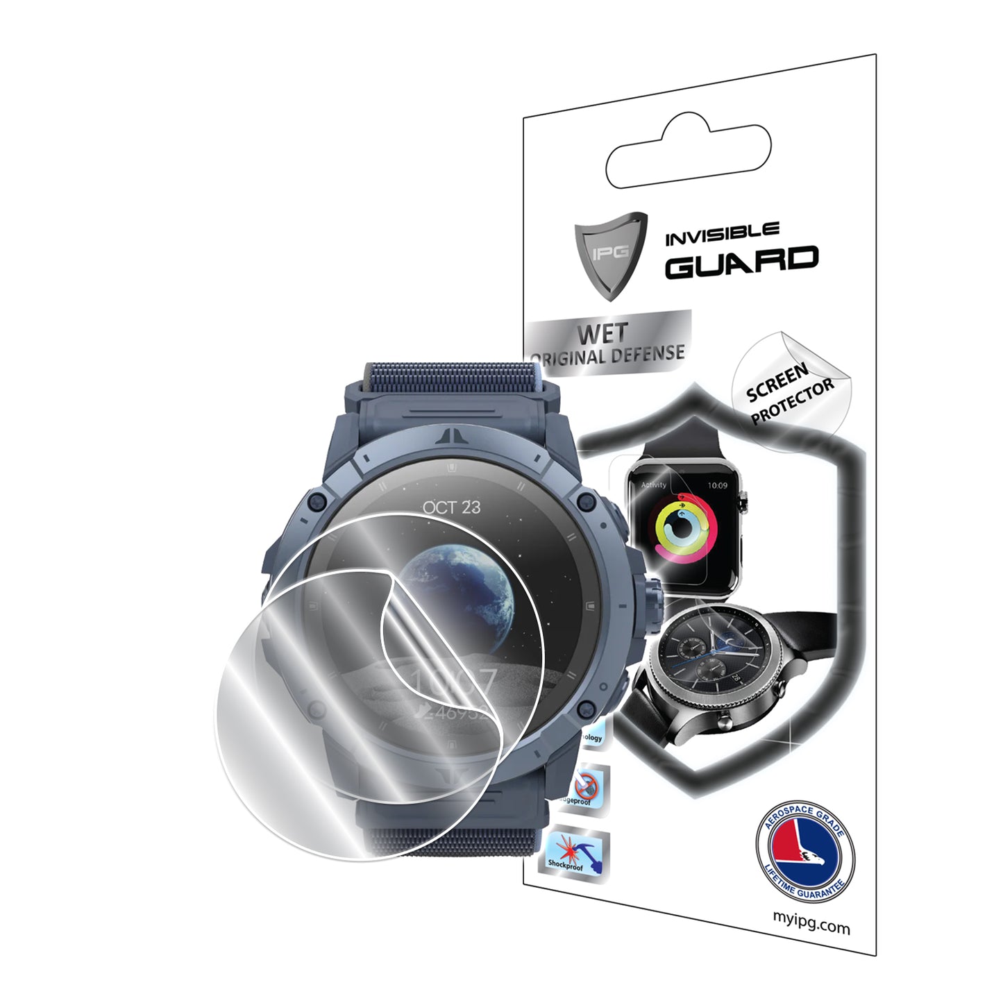 IPG Original for Coros Vertix 2S Adventure GPS Watch Smartwatch SCREEN Protector (2 Units) (Hydrogel)