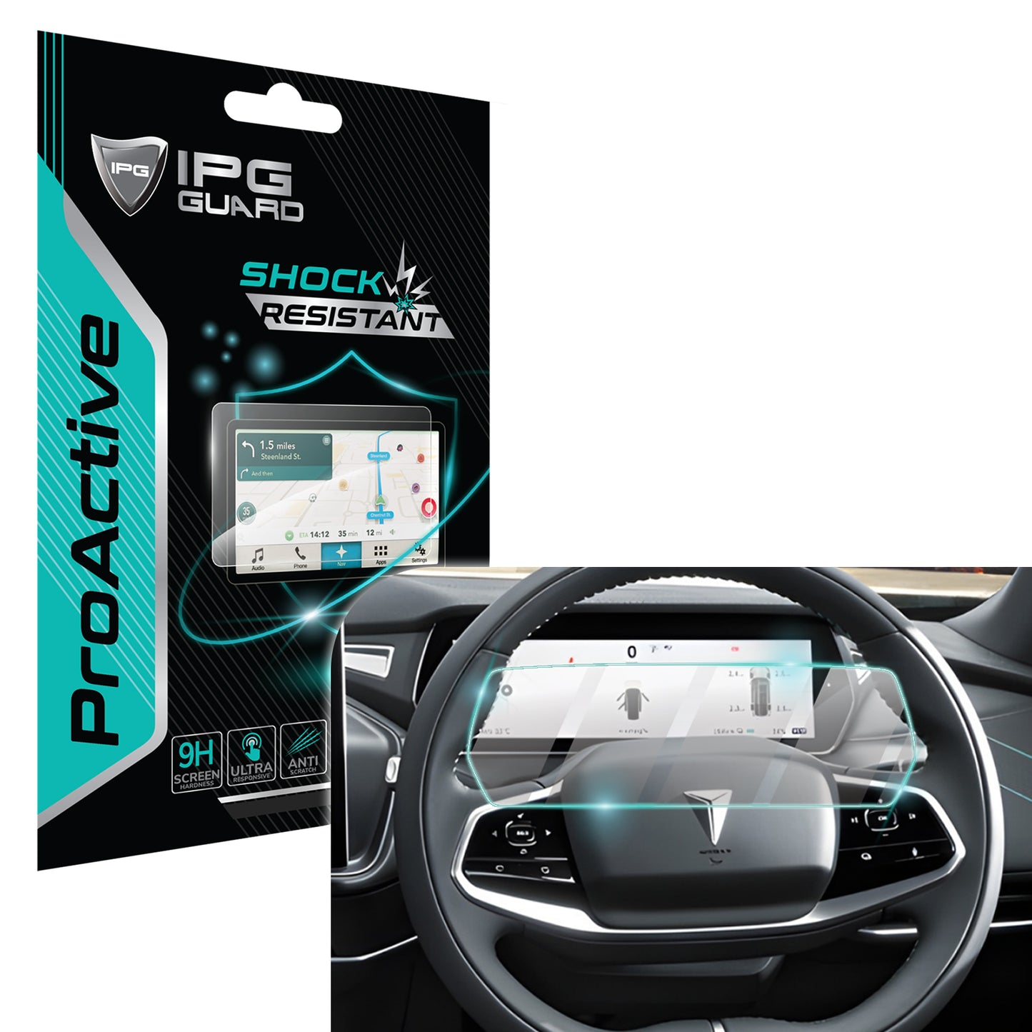 IPG ProActive for Deepal 2025 L07 10.25" Inch Cockpit Display SCREEN Protector