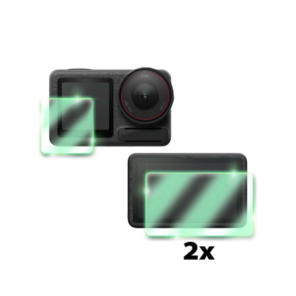 IPG FlexiGlass for DJI Osmo Action 5 Pro Camera SCREEN Protector (2 Units for Back Screen+1 Unit for Front Screen)
