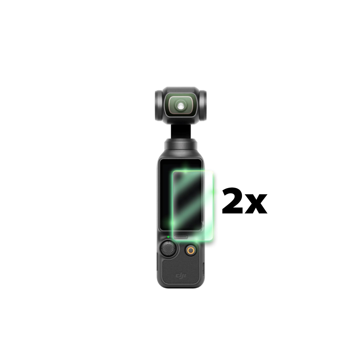 IPG FlexiGlass for DJI Osmo Pocket 3 Creator Combo Camera SCREEN Protector (2 Units)