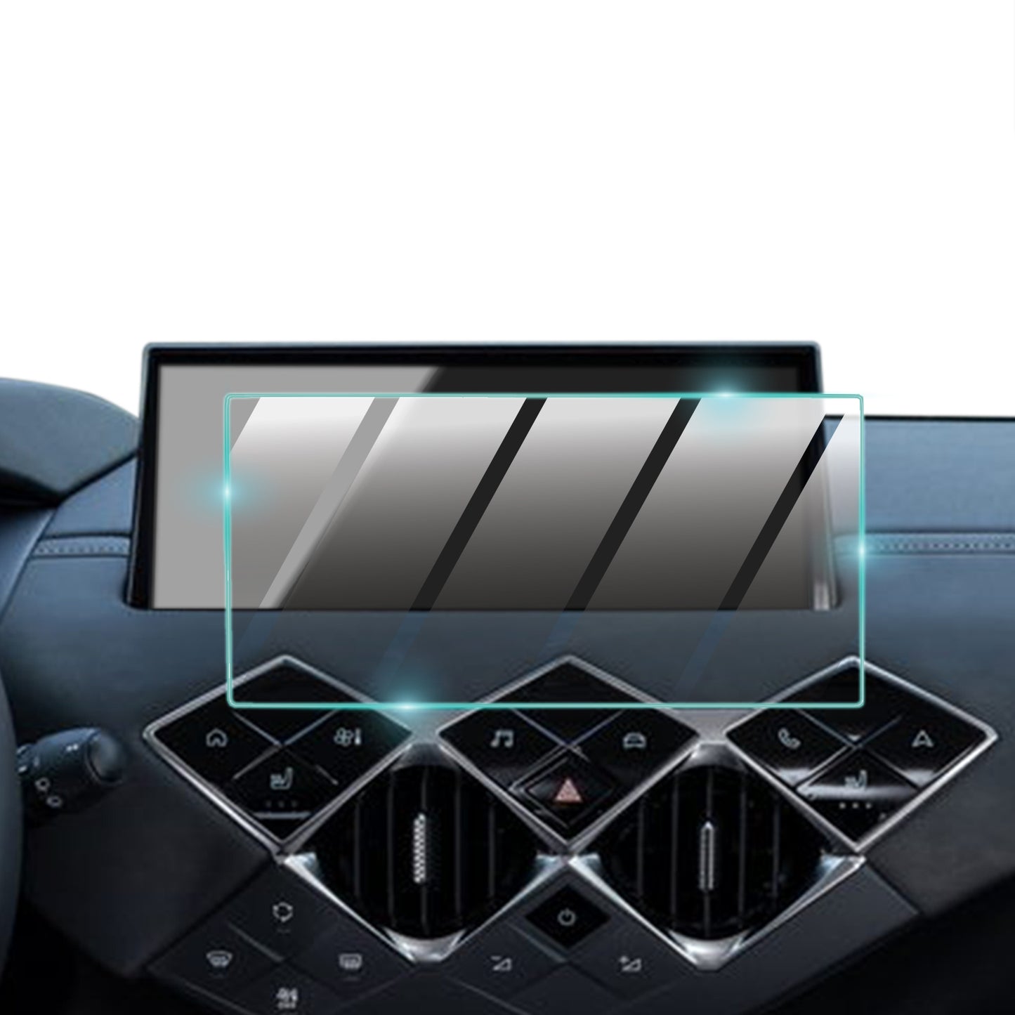 Citroen 2025 E-C3 Aircross/Plus/Max 10.25 inç Navigasyon için 9H Nano IPG ProActive Ekran Koruyucu