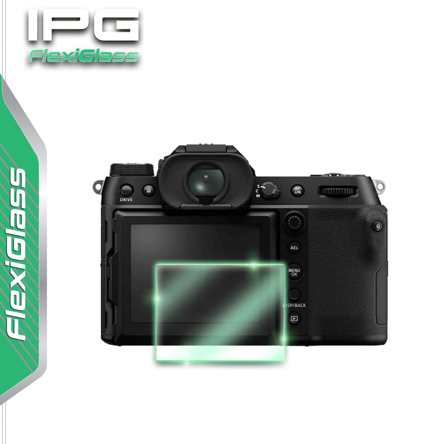 IPG FlexiGlass for Fujifilm GFX-100S Camera Display SCREEN Protector (2 Units)