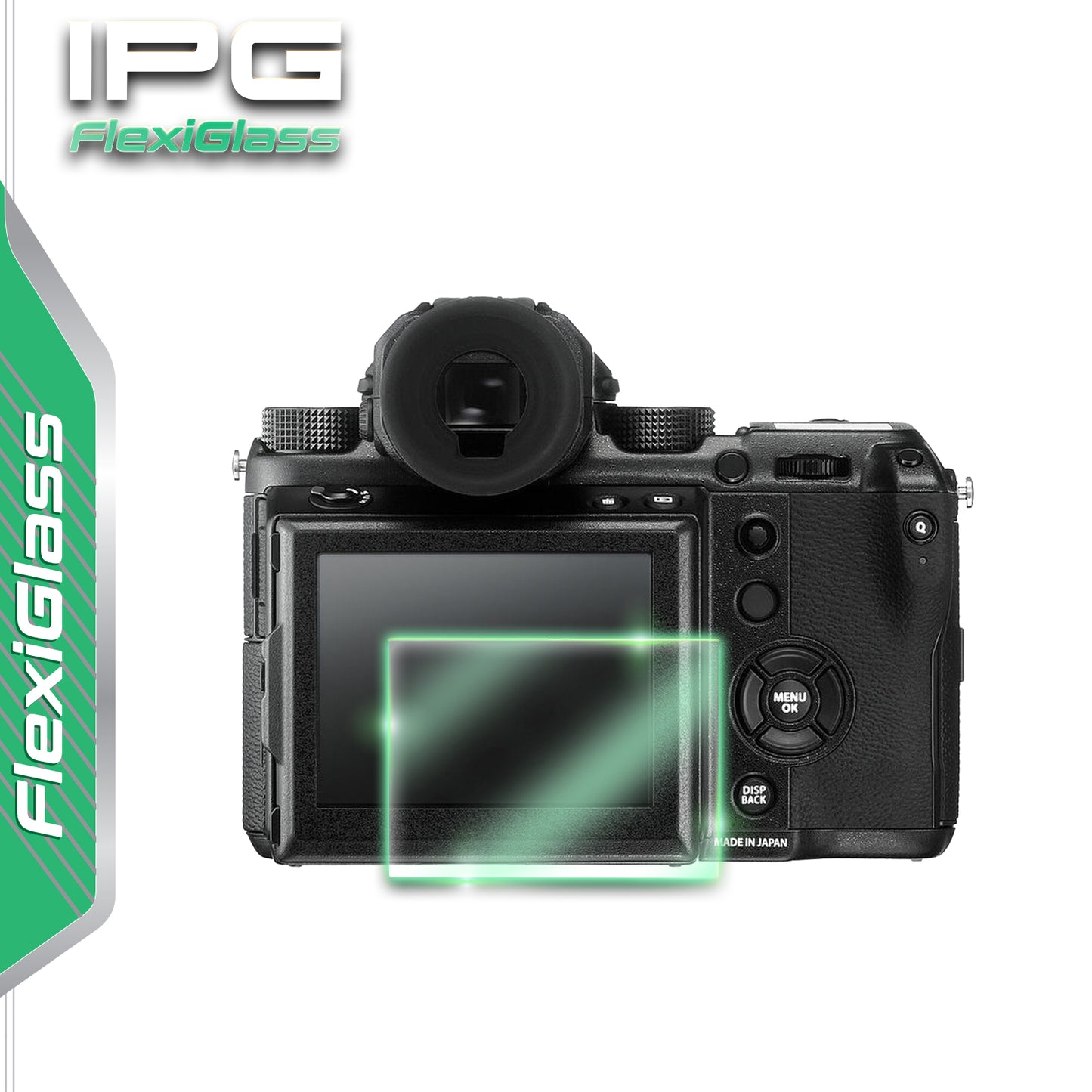 IPG FlexiGlass for Fujifilm GFX-50S Camera Display SCREEN Protector (2 Units)