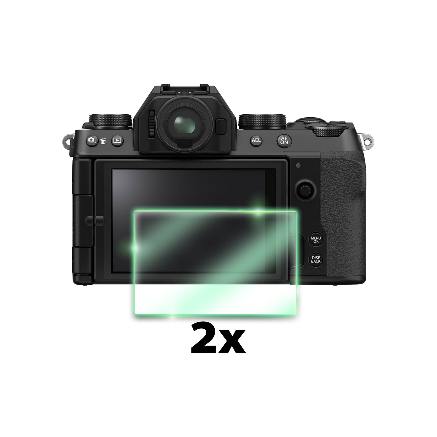 IPG FlexiGlass for Fujifilm X-S10 Camera Display SCREEN Protector (2 Units)