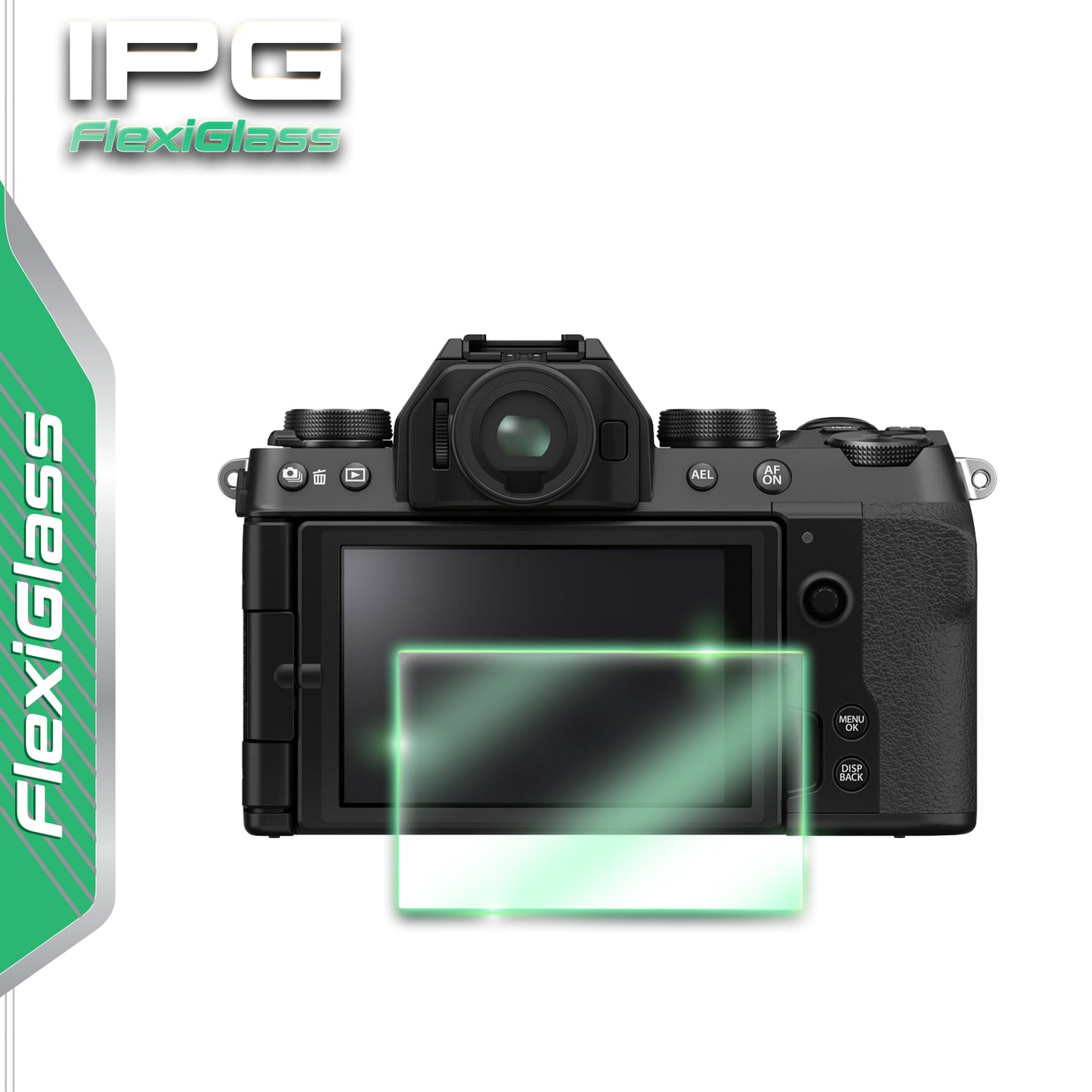 IPG FlexiGlass for Fujifilm X-S10 Camera Display SCREEN Protector (2 Units)