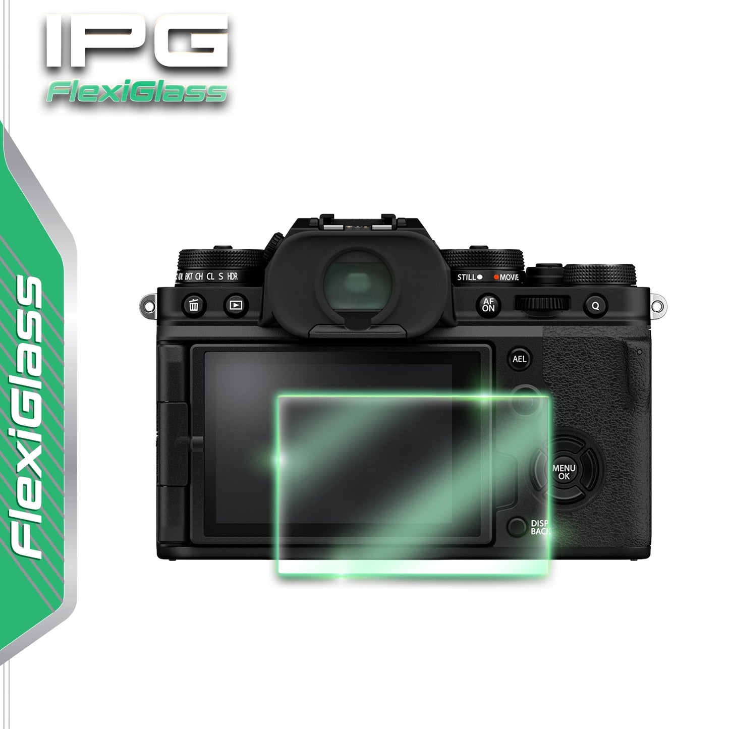 Fujifilm X-T4 Kamera Ekranı için IPG FlexiGlass Ekran Koruyucu (2 Adet) 