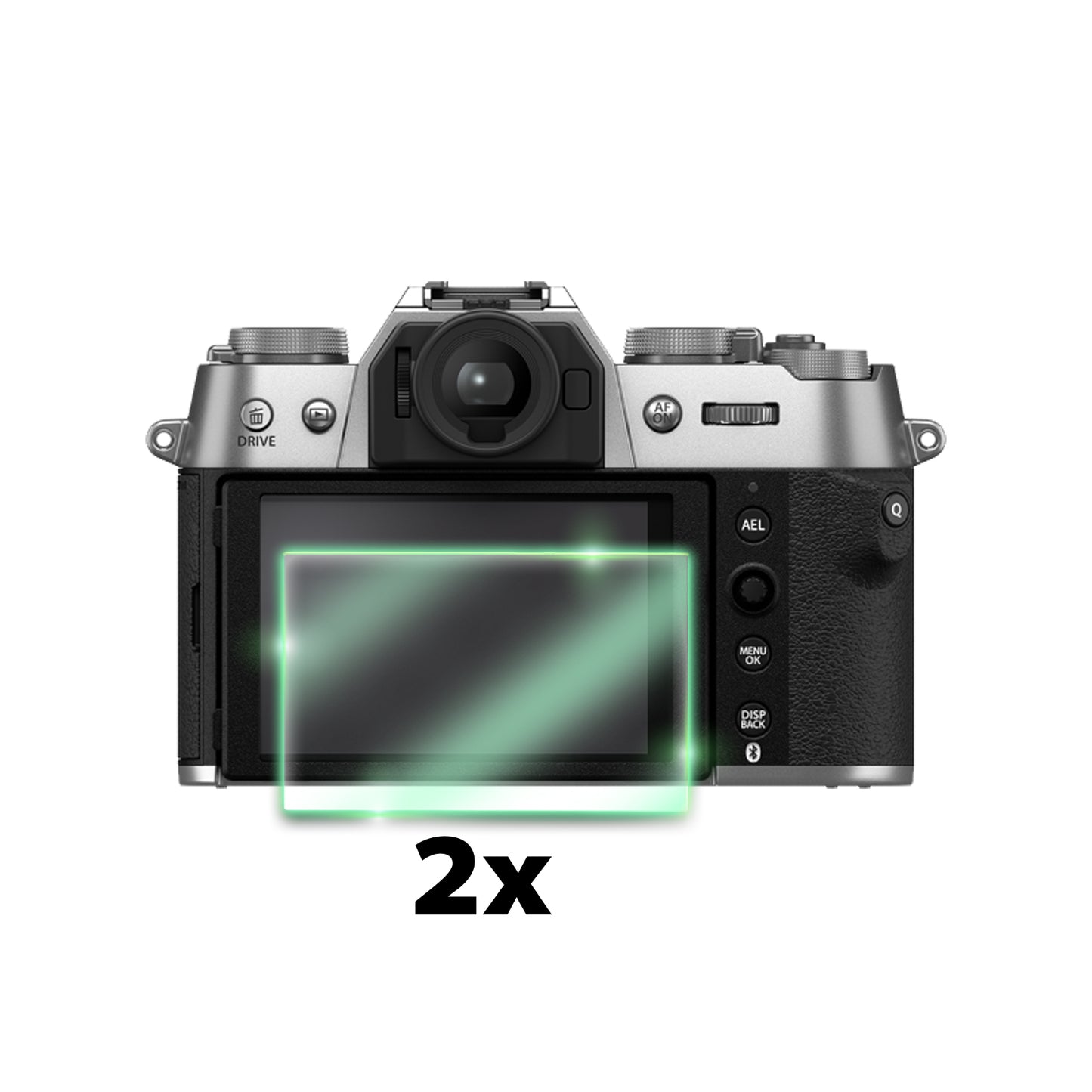 Fujifilm X-T50 Kamera Ekranı için IPG FlexiGlass Ekran Koruyucu (2 Adet) 