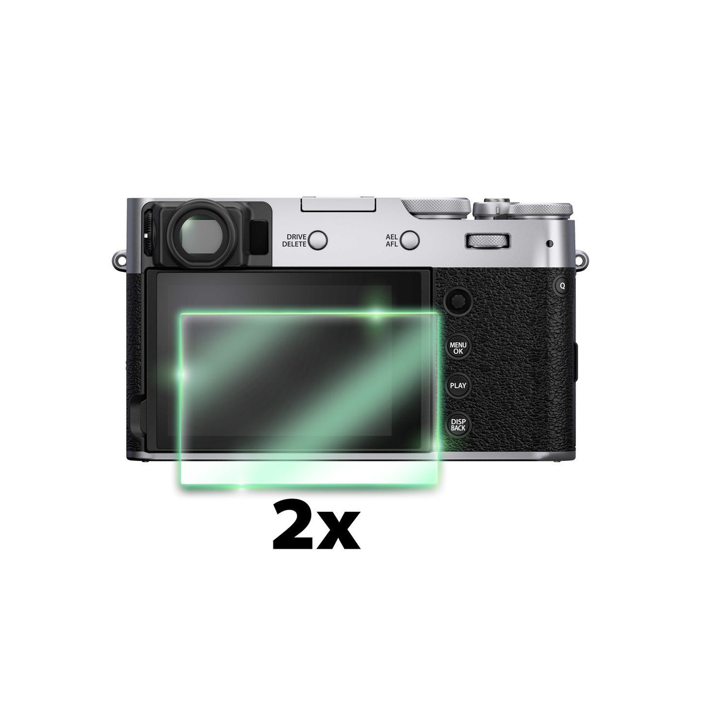 IPG FlexiGlass for Fujifilm X100V Camera Display SCREEN Protector (2 Units)