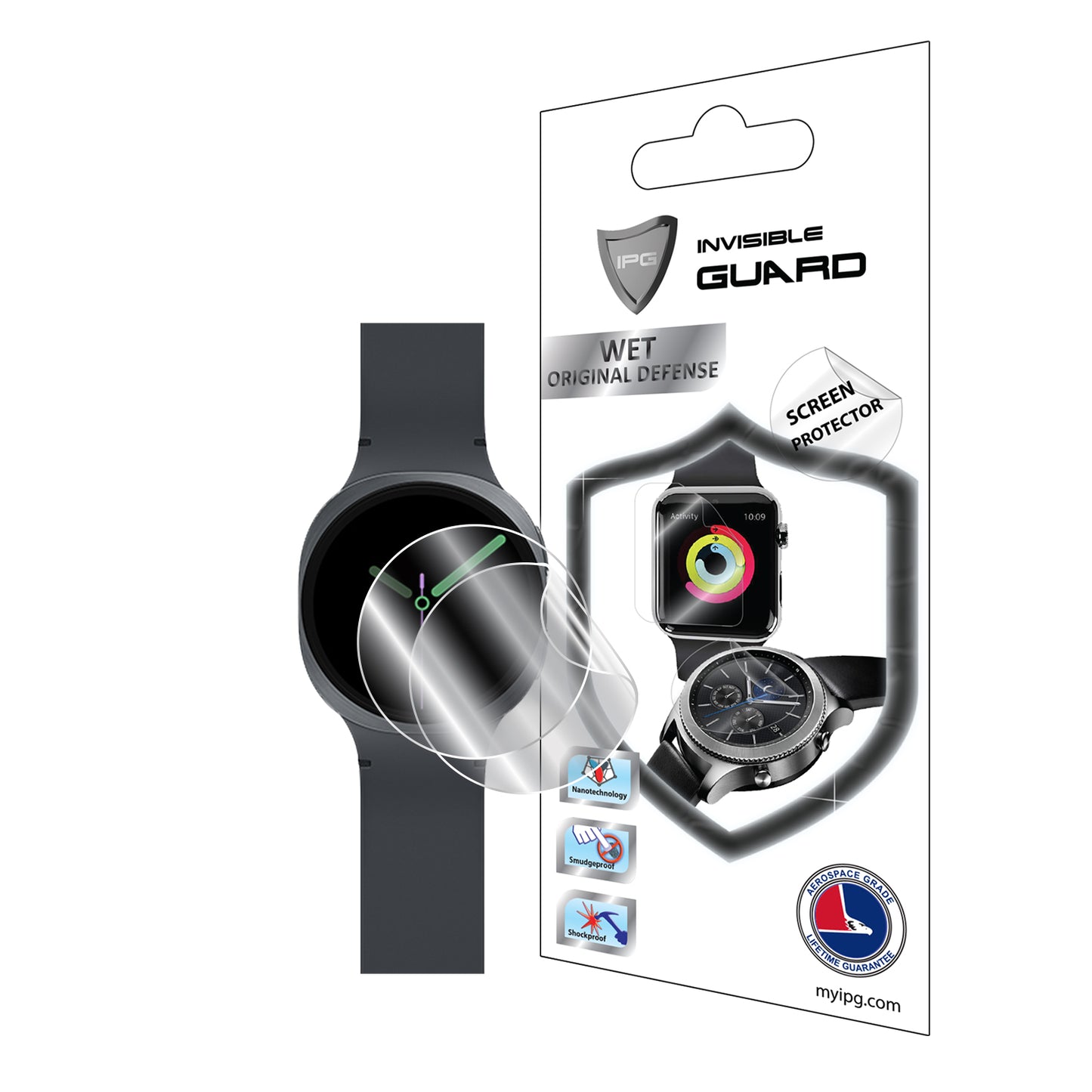IPG Original for Samsung Galaxy Watch 8 (40mm-44mm) Smartwatch SCREEN Protector (2 Units) (Hydrogel)