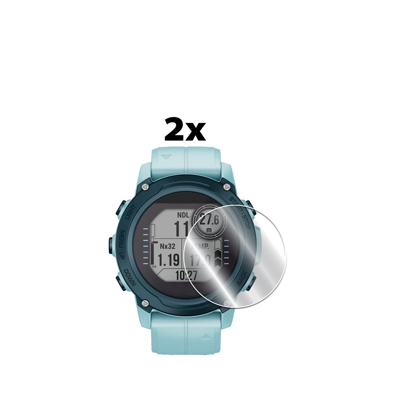 IPG Original for Garmin Descent G1 Solar Smartwatch SCREEN Protector (2 Units) (Hydrogel)
