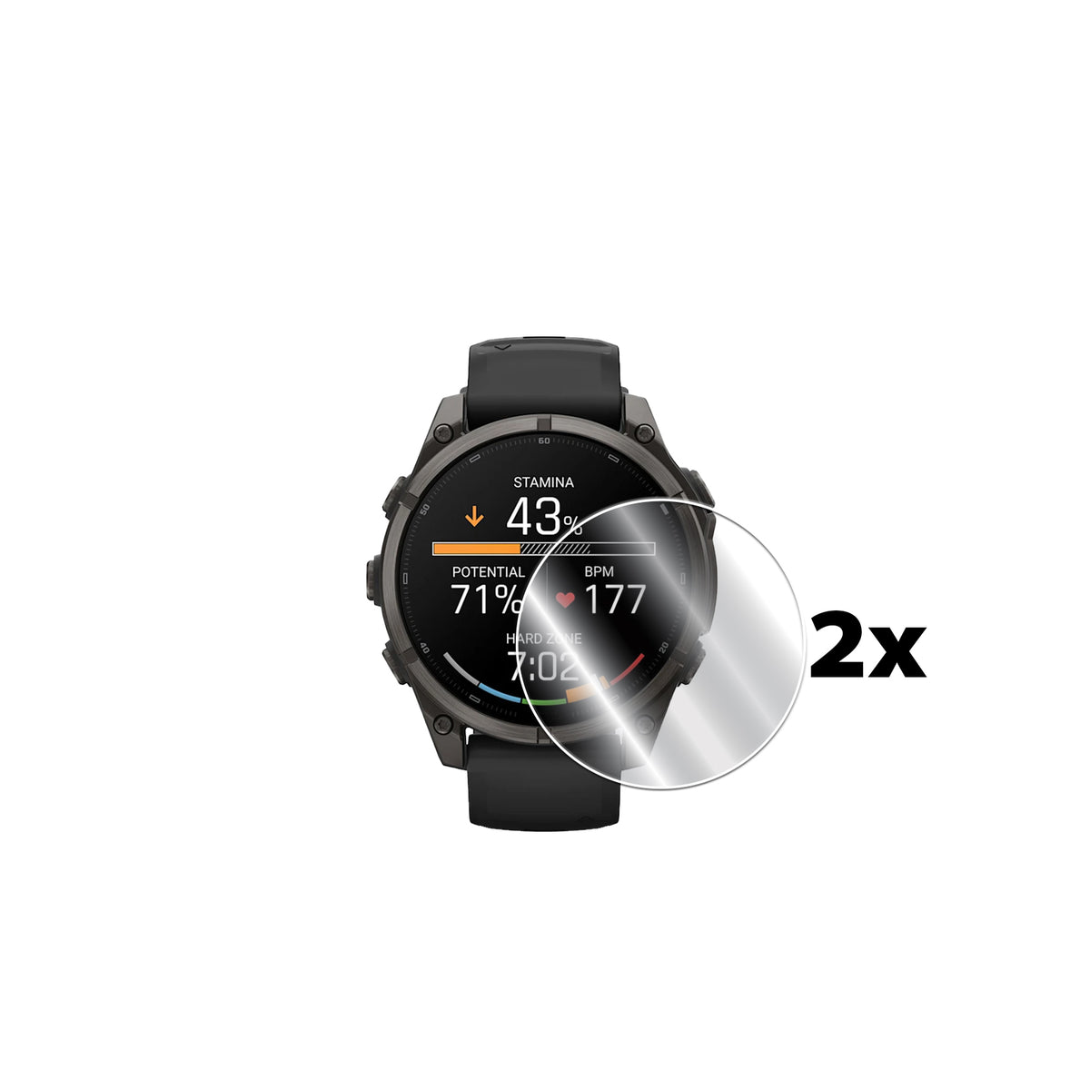 Garmin Fenix 9 43mm - 47mm - 51mm Akıllı Saat için IPG Orijinal Ekran Koruyucu (2 Adet) (Hidrojel)
