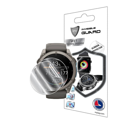 Garmin Fenix 9 43mm - 47mm - 51mm Akıllı Saat için IPG Orijinal Ekran Koruyucu (2 Adet) (Hidrojel)
