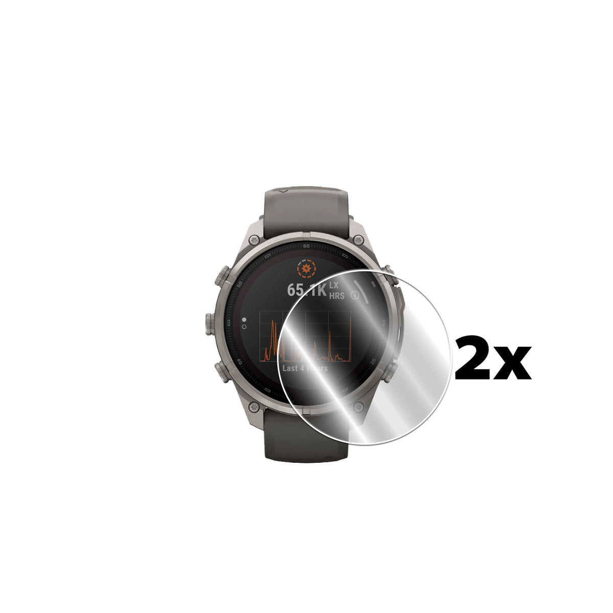 IPG Original for Garmin Fenix 9 Pro Solar 47mm - 51mm Smartwatch SCREEN Protector (2 Units) (Hydrogel)