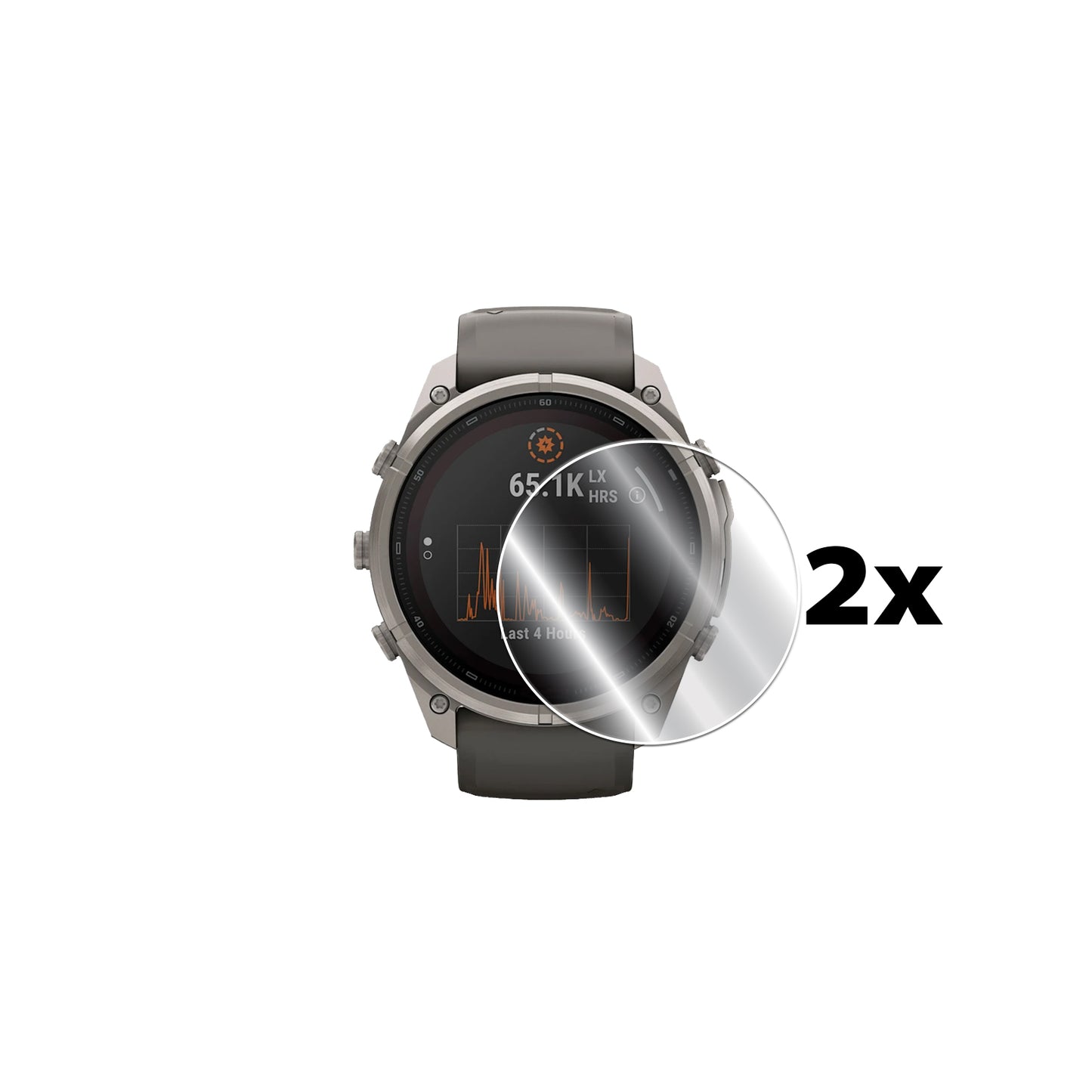IPG Original for Garmin Fenix 9 Pro Solar 47mm - 51mm Smartwatch SCREEN Protector (2 Units) (Hydrogel)